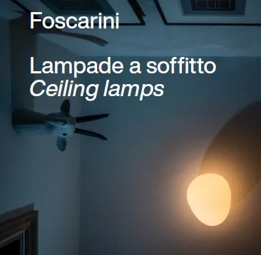 Coperta catalogului Foscarini - Colectia Lampade a Soffitto