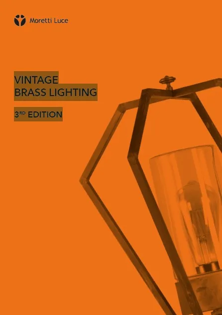 Coperta catalogului Moretti Luce - Vintage Brass Lighting, Ediția a 3-a